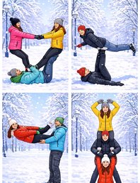 СНЕЖНЫЙ АКРОБАЛАНС