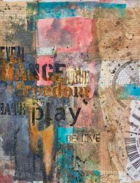 Холст с эффектом ржавчины 🎨