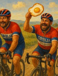 Субботняя велопрогулка в Čarda „Splav Dunavac“